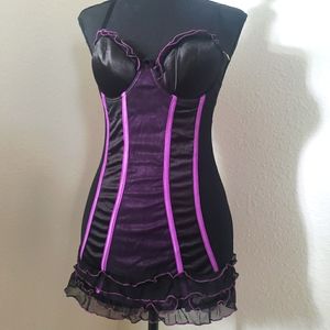 Just In: New Sexy Purple and Black Chemise